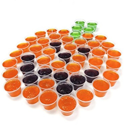 32 pieces - 2.5 oz Plastic Gelatin Jello Shot Cups with Lids resta...