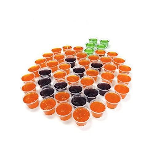 32 pieces - 2.5 oz Plastic Gelatin Jello Shot Cups with Lids resta...