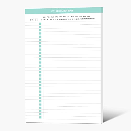 Regolden-Book Daily To Do List Notepad Planner, Note Pads 5x8 with...