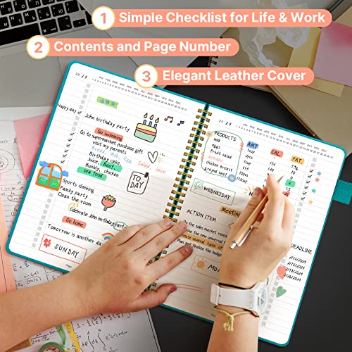 Regolden-Book To Do List Hardcover Notebook, To Do List Planner to...