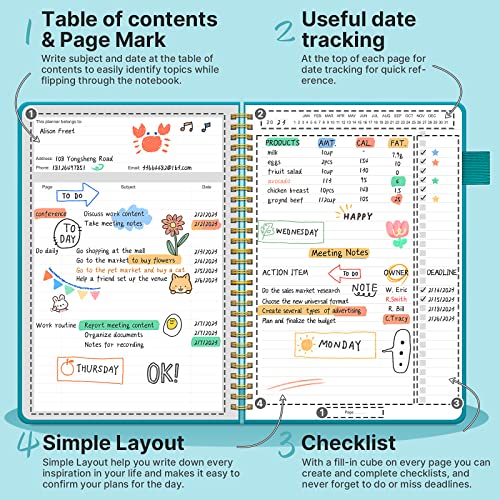 Regolden-Book To Do List Hardcover Notebook, To Do List Planner to...