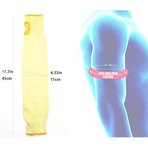 Kevlar Welding Sleeves, Cut and Heat Resistant Kevlar Arm Guards F...