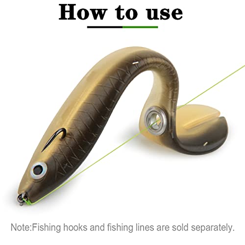 10Pcs Soft Bionic Fishing Lure,Bionic Fishing Lure for Saltwater &...