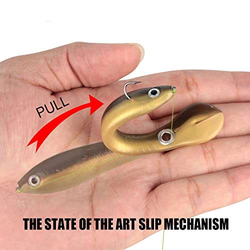 10Pcs Soft Bionic Fishing Lure,Bionic Fishing Lure for Saltwater &...