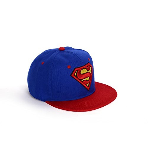REINDEAR Superman Baseball Cap Hip-hop Snapback Hat Blue-Red