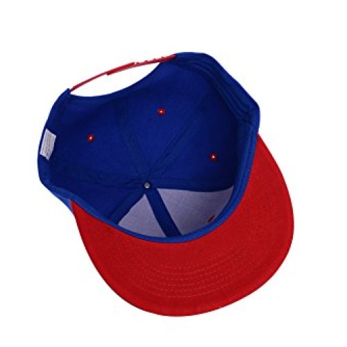 REINDEAR Superman Baseball Cap Hip-hop Snapback Hat Blue-Red
