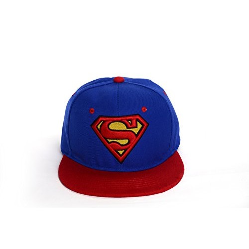 REINDEAR Superman Baseball Cap Hip-hop Snapback Hat Blue-Red