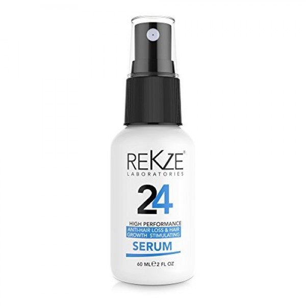 REKZE 24 Clinically Proven Hair Growth Serum & Anti-Hair Loss Trea...