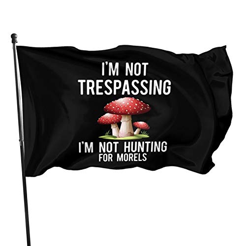 RELAXLAMA Im Not Trespassing Im Not Hunting for Morels 3x5 Feet ...