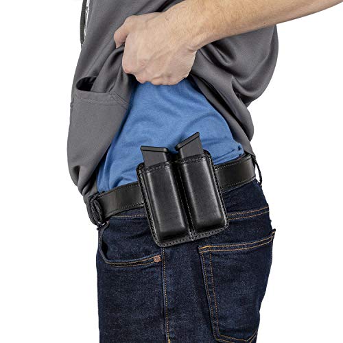 Relentless Tactical Leather Double Magazine Holder | Made in USA |...