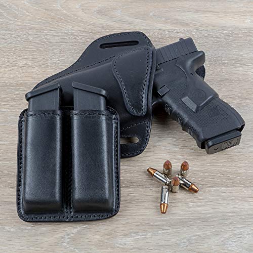Relentless Tactical Leather Double Magazine Holder | Made in USA |...