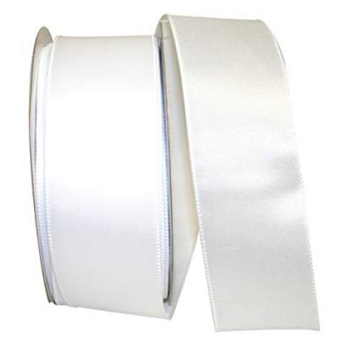 Reliant Ribbon Satin Value Wired Edge Ribbon, 2-1/2 Inch X 50 Yard...