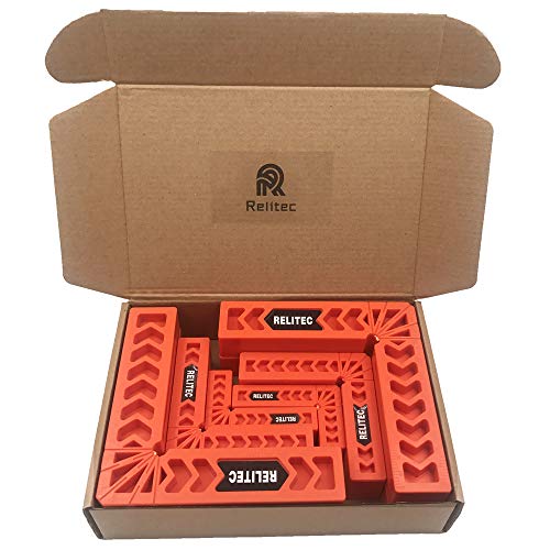 Relitec Positioning Squares, Right Angle Clamp, 90 Degree Corner C...