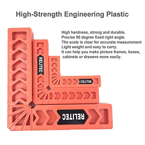 Relitec Positioning Squares, Right Angle Clamp, 90 Degree Corner C...