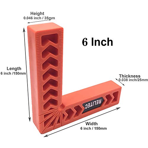 Relitec Positioning Squares, Right Angle Clamp, 90 Degree Corner C...