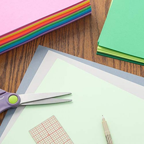 Premium Colored Cardstock Paper 8.5” x 11”, Assorted Bright Colors...