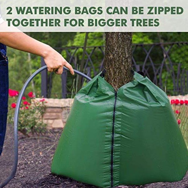 Remiawy Tree Watering Bag, 20 Gallon Slow Release Watering Bag for...