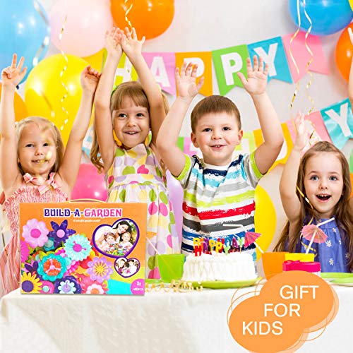 Remoloof Flower Garden Building Toys BPA-Free 148PCS Girls Creativ...