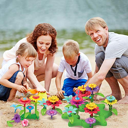 Remoloof Flower Garden Building Toys BPA-Free 148PCS Girls Creativ...