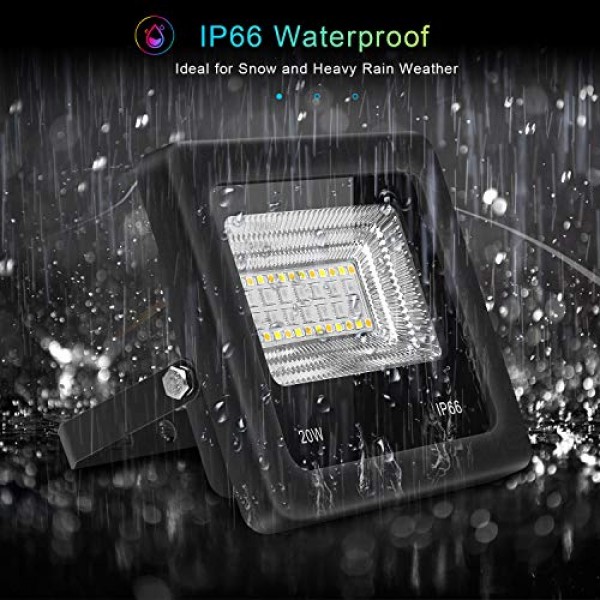 Remon LED Flood Lights RGB Color Changing Led Stage Landscape Ligh...