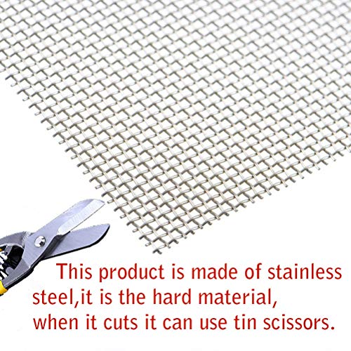 REMOPEST 304 Stainless Steel Wire Mesh, Air Vent Mesh, Hard and He...