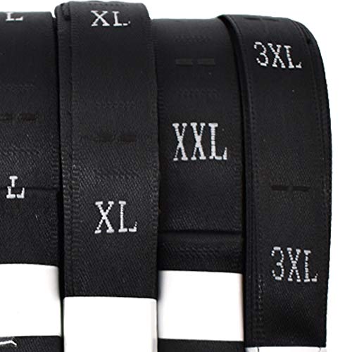 Renashed 3000 Satin Fabric Clothes Size Label Woven Crafting Shirt...