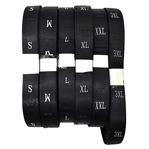 Renashed 3000 Satin Fabric Clothes Size Label Woven Crafting Shirt...