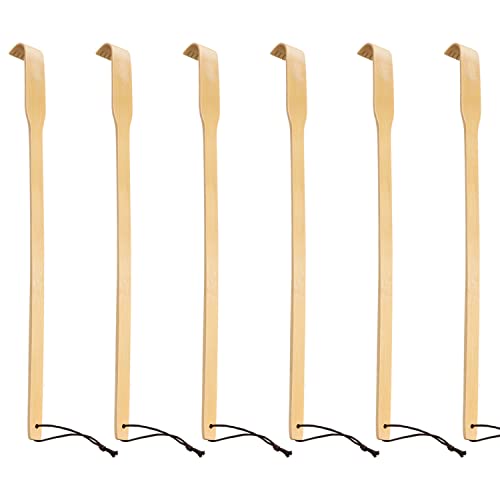 Renook Back Scratcher, 16.5in Pack of 6, Traditional Finger-Like B...