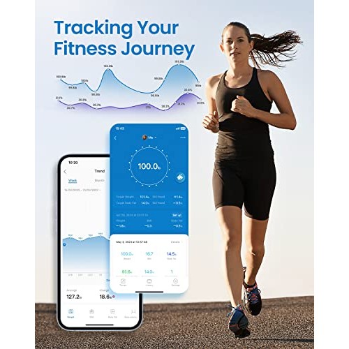 RENPHO Smart Scale, Body Fat Scale, Digital Bathroom Scale for Bod...