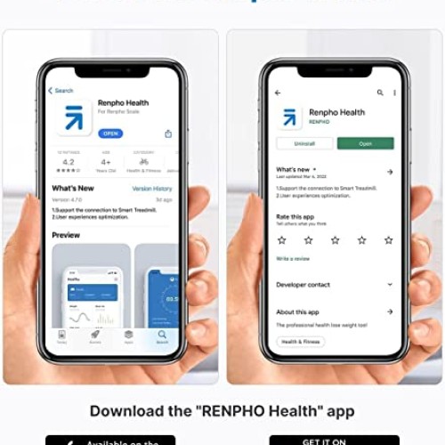 RENPHO Smart Tape Measure Body with App Bluetooth Measuring Tapes ...