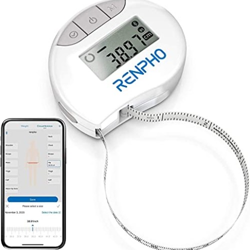 RENPHO Smart Tape Measure Body with App Bluetooth Measuring Tapes ...