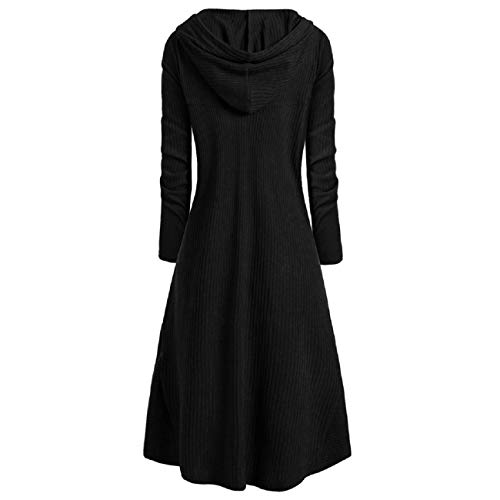 Reokoou Women Vintage Costumes Hooded Robe Plus Size Cloak High Lo...