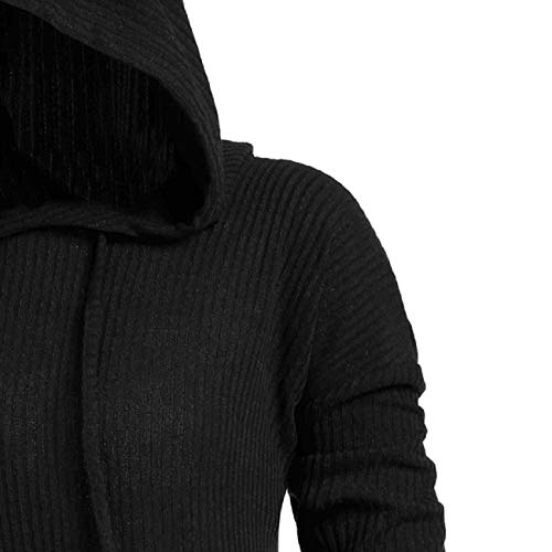 Reokoou Women Vintage Costumes Hooded Robe Plus Size Cloak High Lo...