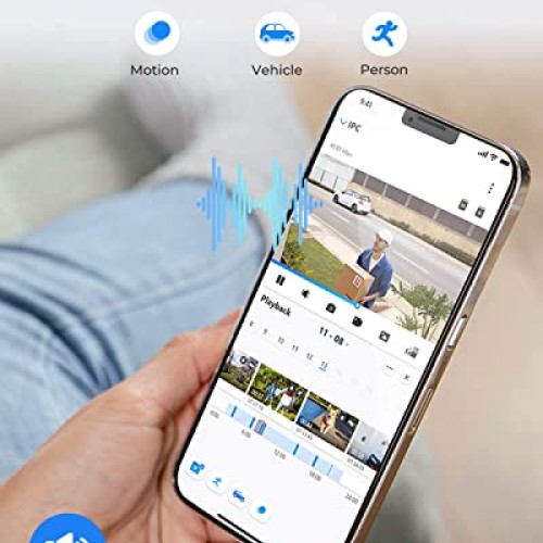 Reolink Plug-in Outdoor WiFi Security Camera, 5MP HD Dual Band Wir...
