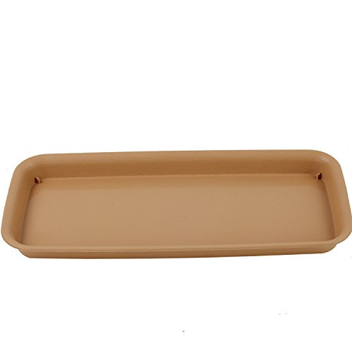 rescozy 12 Inch Outside Length Plastic Rectangular Planter Tray ...