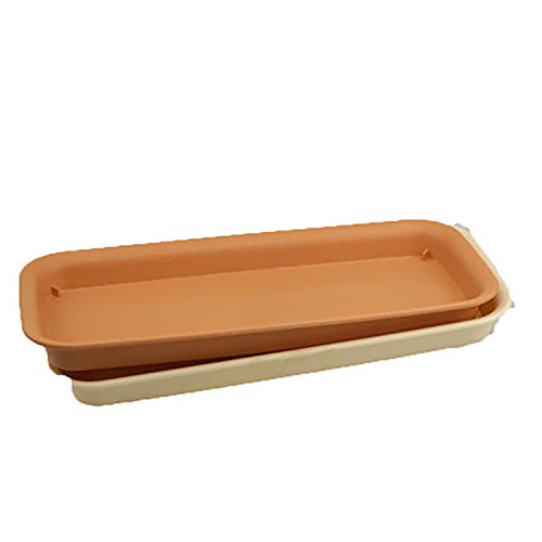 rescozy 12 Inch Outside Length Plastic Rectangular Planter Tray ...