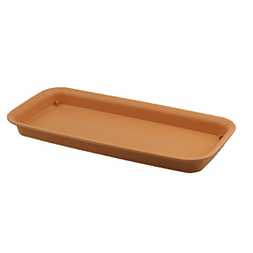 rescozy 12 Inch Outside Length Plastic Rectangular Planter Tray ...