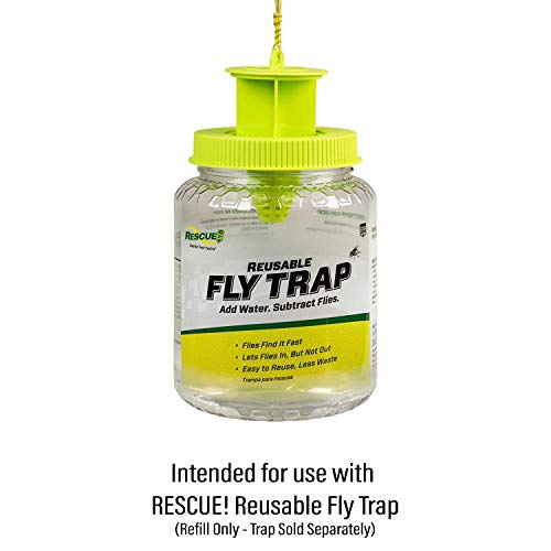 RESCUE! Outdoor Non-Toxic Reusable Fly Trap Attractant Refill - 2 ...