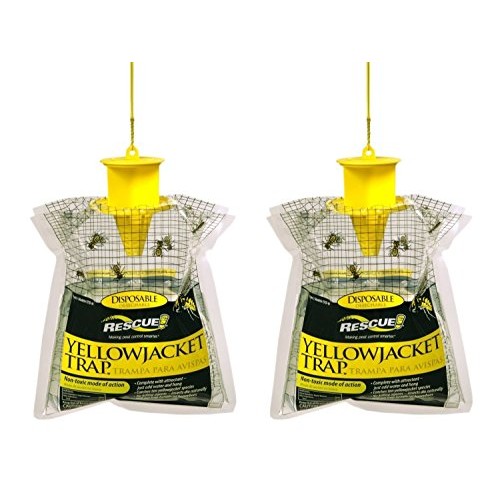 RESCUE YJTD Disposable Yellow Jacket Traps, 2 Pack East of The ...