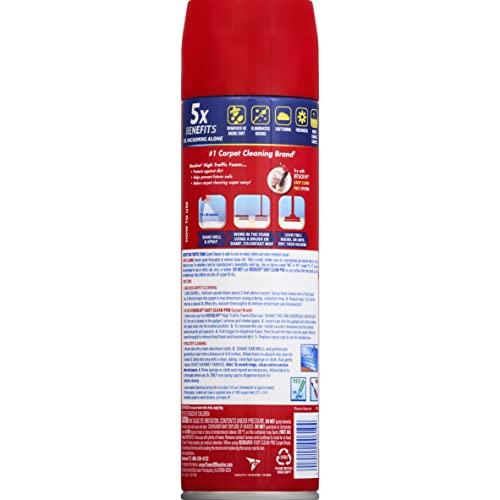 Resolve High Traffic Carpet Foam, 22 oz Can, Cleans Freshens Softe...