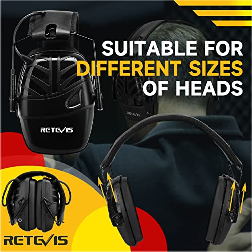 Retevis Shooting Ear Protection for Range,Sound Amplification Elec...