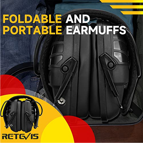 Retevis Shooting Ear Protection for Range,Sound Amplification Elec...