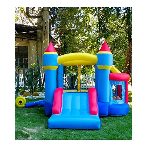 RETRO JUMP Inflatable Bounce House, Bounce Castle with Jumping Bal...