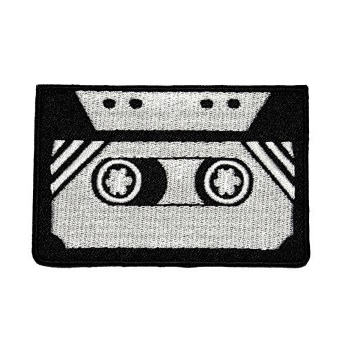 Tape Cassette Retro DIY Applique Embroidered Sew Iron on Patch TCS-01