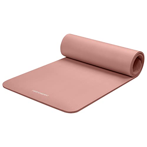 Retrospec Solana Yoga Mat 1/2 Thick w/Nylon Strap for Men & Women...