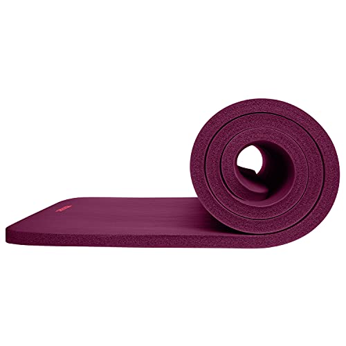 Retrospec Solana Yoga Mat 1 Thick w/Nylon Strap for Men & Women -...