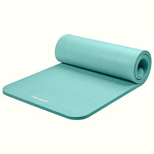 Retrospec Solana Yoga Mat 1 Thick w/Nylon Strap for Men & Women -...