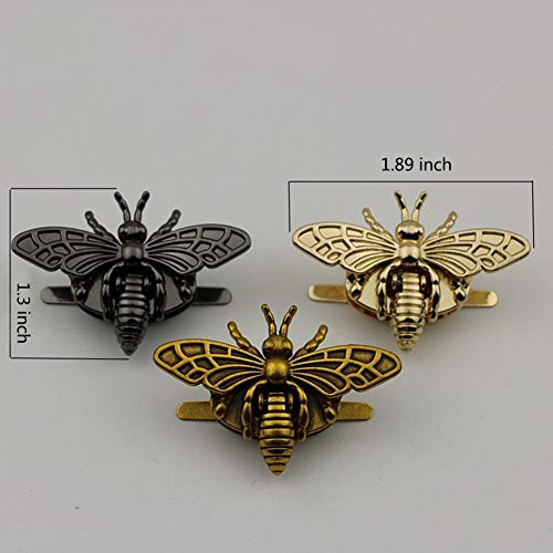 Retyion 10 PCS Clasp Turn Lock Bee Shape Lock Clutch Closure for B...