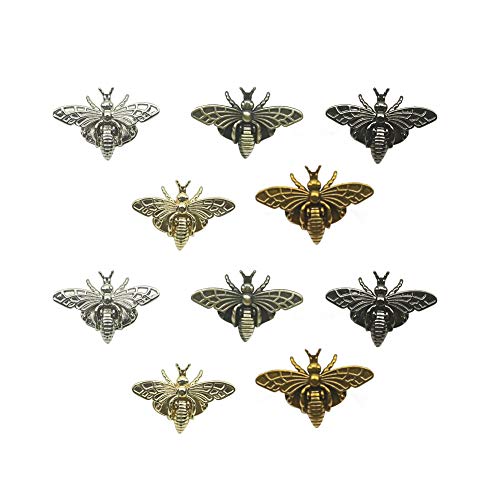 Retyion 10 PCS Clasp Turn Lock Bee Shape Lock Clutch Closure for B...