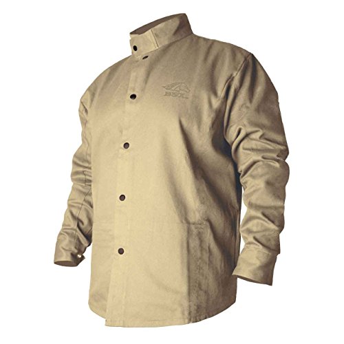 REVCO Black Stallion BXTN9C Khaki Fire Resistant Cotton Welding Ja...